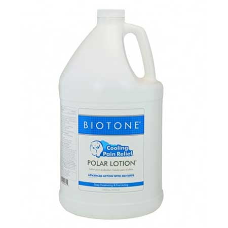 Biotone Polar Massage Lotion with Menthol for Cooling Pain Relief - 1 Gallon