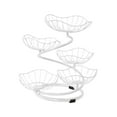 thumbnail image 3 of TISHITA 5 Tier Fruit Basket Bowl Storage Organizer Countertop Stand Rack Large Capacity Serving Tray Creative Metal Wire Fruit Holder white 5 basket, 3 of 8