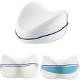thumbnail image 1 of Ifcow Heart Shape Leg & Knee Memory Foam Support Pillow for Sciatica Leg Knees Joints Pain Relief, 1 of 7