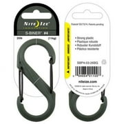 S-Biner SBP40326BG Plastic Carabiner Clip with Black Gate