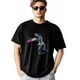 thumbnail image 2 of T-Shirts for Men, Abstract Dinosaur Crew Neck Cotton T-Shirt Men's Short Sleeve Color Splash, 2 of 8