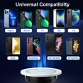 thumbnail image 3 of Cargador Inalámbrico JE Make IT Simple Negro con Ojales para iPhone 15, Samsung y Airpods, 3 of 8