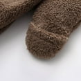 thumbnail image 7 of Kaemgyyd Newborn Baby Fleece Jumpsuit Winter Warm Sherpa Fuzzy Hooded Rompers Cute Long Sleeve Footed Outwear Outfits 2 Pc, 7 of 7