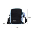 thumbnail image 3 of Bolsa Nylon Hit Color Messenger Bag Deportes Casual Teléfono de hombro (Azul) Likrtyny Para Estrenar, 3 of 9