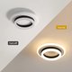 thumbnail image 3 of Lámparas de techo empotradas, diseño de anillos entrelazados, lámparas de techo de metal acrílico ajustables de tres colores para baños, dormitorios, cocinas, salas de estar, comedores, hoteles,, 3 of 5