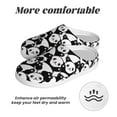 thumbnail image 6 of KLL Seamless Pattern Cute Panda Pattern Adult Unisex Cozy Slippers,Fuzzy Slip-on Slippers TPR Sole Slippers Comfort Plush Home Footwear for Indoor & Outdoor-37/38, 6 of 7