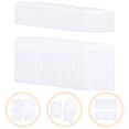 thumbnail image 4 of Fundas para tarjetas con caja de entrega, cubiertas de etiquetas autoadhesivas, fundas para tarjetas con bolsillos verticales, 50 Uds., 4 of 7