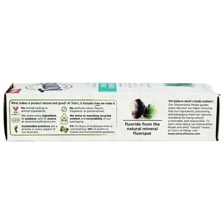Toms Of Maine Toothpaste - Enamel Strength - Peppermint - 4 Oz - Case Of 6