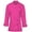 Pink, variant on Long Sleeves Royal Blue Color New Chef Coat Jacket Uniform for women ideal for food service, Caterers and Culinary professional S Size