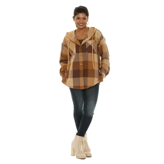 Shoreline's Plaid Hoodie Jacket