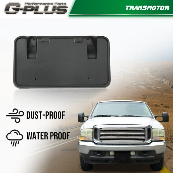 Fits 1999 - 2004 for Ford F250 Super Duty Front License Plate Tag Bracket -