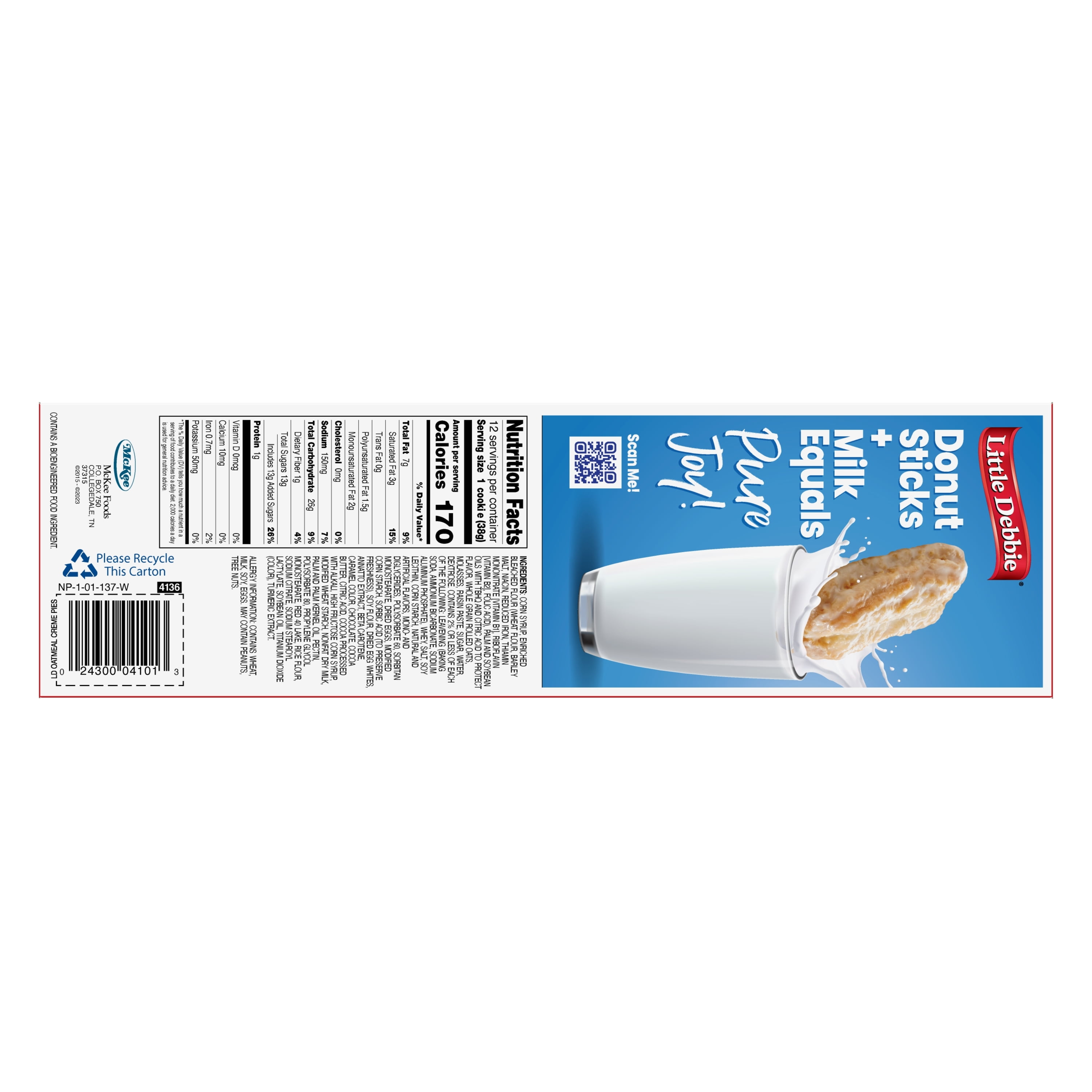 Little Debbie Family Pack Oatmeal Creme Pies