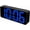 Black Case + Blue Digit, variant on Large Digital Alarm Clock Big Numbers for Seniors & Visually Impaired, 9 Inches Electric Clocks for Bedroom, Jumbo Display Fully Dimmable Brightness, USB Ports, Adjustable Alarm Volume