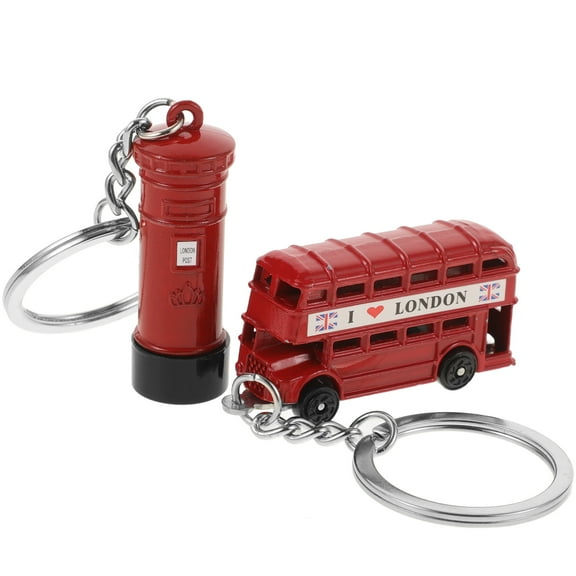 unbranded  2 Pcs Large Key Ring Commemorative Keychain Travel