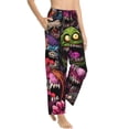 thumbnail image 2 of Balery Monstrous Cartoon Characters print Women's Pajama Pants,Ultra Lightweight Pjs,Lounge Pant-, 2 of 9