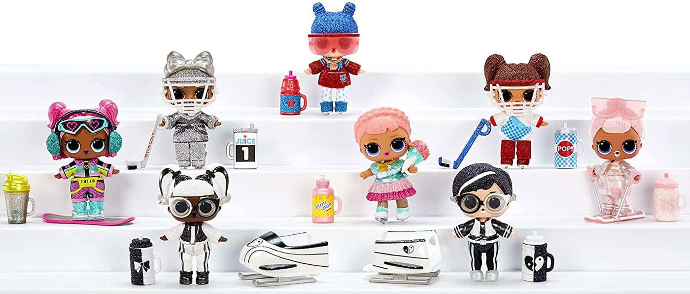 LOL Surprise All Stars BBs Series 5 Winter Games Snow Cap QTs Mystery Pack (Pink)