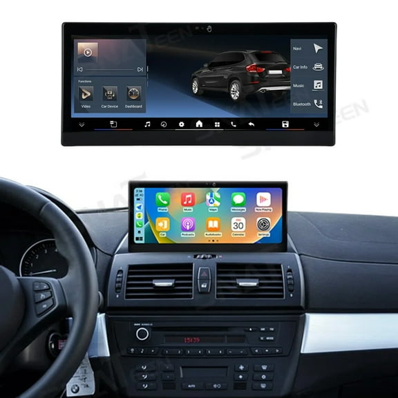 SNATEEN 10.25 inch Car Stereo for BMW X3 2005-2010 CCC Android 13 Car Radio Multimedia GPS Navigation Wireless Carplay with Gesture Control Screen