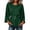 Green, variant on Edvintorg Tops for Women Trendy Flutter Sleeve Crew Neck Loose Casual Business Tunic Shirts with Belt Womens Clothing Green M