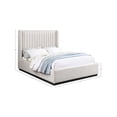 thumbnail image 3 of Meridian Furniture Logan Beige Linen Textured Fabric King Bed, 3 of 8