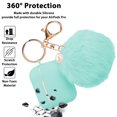 thumbnail image 3 of Protective Case Cover for Airpods Pro Charging Case, Upgraded Air Pods 3 Silicone Case Skin Newest with Soft Cute Fur Ball Pom Pom Keychain Kit, 3 of 9