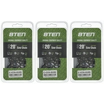 Semi Chisel Chainsaw Chain 20 inch .058 .325 78DL for Husqvarna Poulan 3 Pack 810-CCC2317H