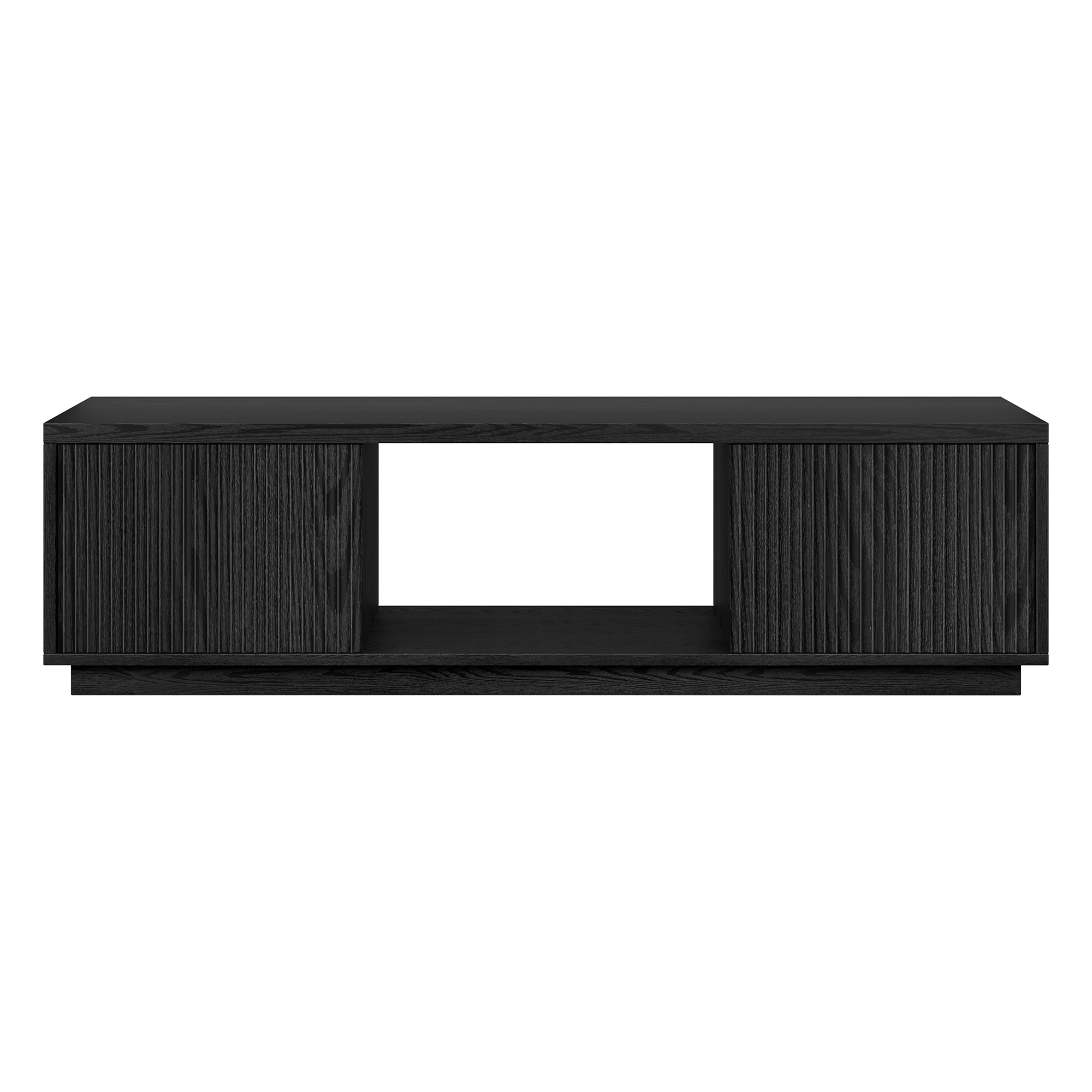 Dorian Rectangular TV Stand for TV's up to 65" in Black Grain