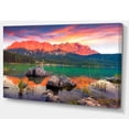 thumbnail image 2 of Coucher de Soleil Coloré sur le Lac Eibsee, 2 of 3