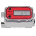 thumbnail image 1 of Electronic turbine fuel flow meter for diesel, kerosene, with digital LCD display, inlet / outlet, 1 of 5