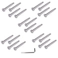 thumbnail image 2 of GELUOXI 20Pcs T316 Stainless Steel Cable Railing Hardware Kit For 3/16" Wire Rope Cables, 2 of 10