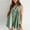 Army Green, variant on Women's Denim Romper Oversized V Neck Sleeveless Jean Short Overalls Casual Jumpsuit Shortalls with Pockets