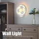 thumbnail image 2 of Wall Lights, 12W LED Wall Light Innovative Football Shaped Acrylic Lamp for Bedroom Warm White, 2 of 5