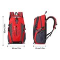 thumbnail image 4 of Mochila Masculina de Senderismo y Alpinismo Hong Jing Impermeable Roja 35 litros, 4 of 5