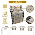 thumbnail image 5 of Orange Green Pumpkin Table Runner, Autumn Thanksgiving Kitchen Dining Table Decoration for Home Party Decor 13x60 Inches, 5 of 9