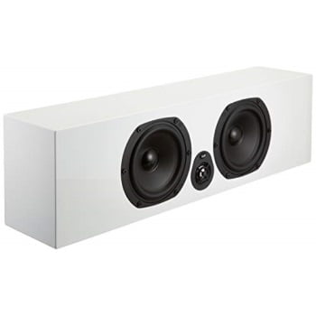 nht media series slim center channel speaker - white