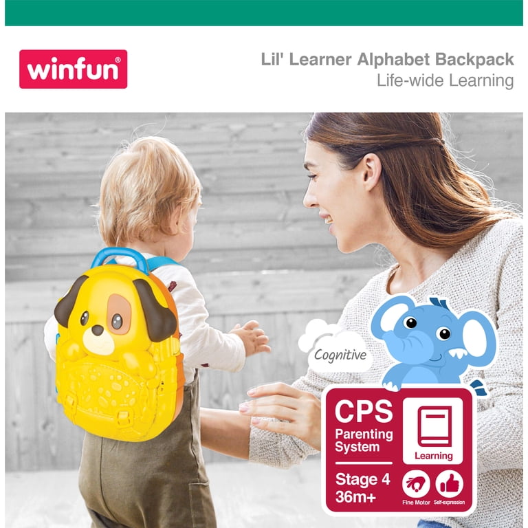 Winfun Lil Learner Alphabet Backpack for Ages 3+ - Interactive