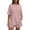 Pink, variant on Bexdxz Women's Casual Striped Short Sleeve 2 Piece Summer Set Oversized Top & Loose Fit Shorts with Pockets Black 2XL