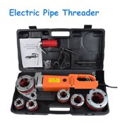 Electric Pipe Threader Portable Sleeve Machine, 220 Galvanized Pipe Sleeve Machine Electric Threading Tools ,Easy Operation