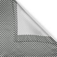 thumbnail image 4 of Ambesonne Checkered Window Valance, Classical Chessboard, 54" X 12", Grey White, 4 of 5