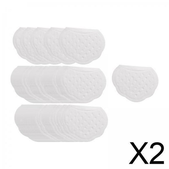 Almohadillas para el sudor de las axilas,Almohadillas para el sudor en las axilas que invisibilizan la sudoración,Almohadillas para el sudor en las axilas para mujeres y hombres,100 paquetes