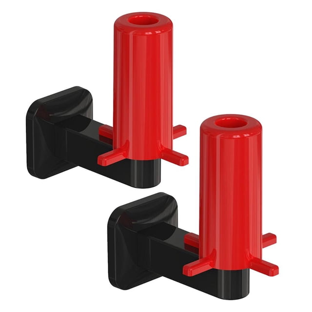 2 Piezas de soporte de rollo de papel de cocina Montado en la pared Soledad sin perforaciones