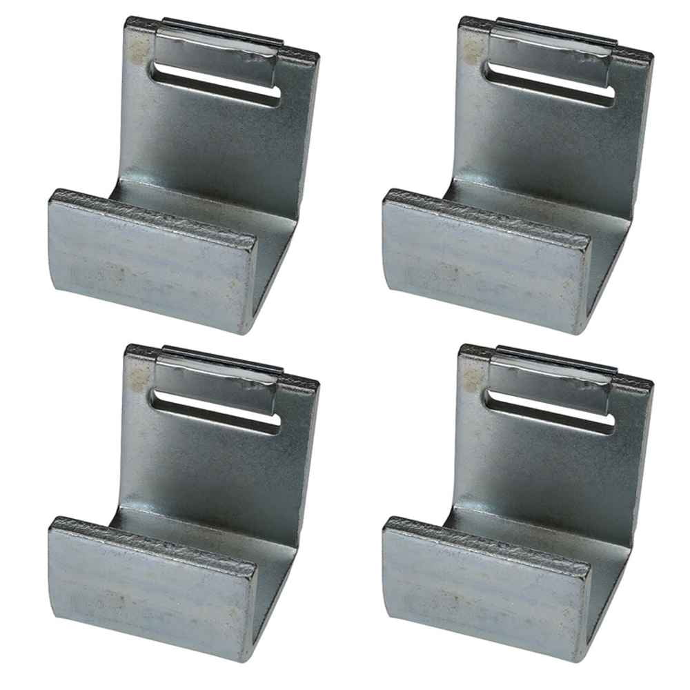 4" Flat Container Hook 4 Pack