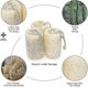 thumbnail image 2 of 3 Pack Hot Bath Supplies Loofah, Natural Loofah Sponge Bath Body Exfoliation Natural Loofah 5 Inch, 2 of 5