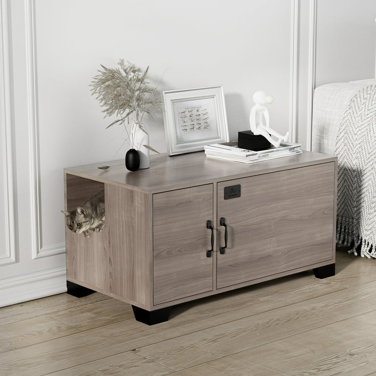 End table hotsell litter box enclosure