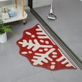thumbnail image 6 of Honeeladyy Christmas Snowflake Shaped Bath Rug – Ultra-Absorbent Non-Slip Holiday Floor Mat with PVC Backing for Bathrooms, Entryways, Kitchens, 15.7x23.6 Inches, 6 of 6