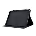 thumbnail image 5 of ELEHOLD For Amazon Fire 7 2015/2017/2019 Diamond Embossing Leather Folio Folding Full Body Protective Case Kickstand Shockproof Cover, Auto Sleep&Wake, with Credit Card Slot, Black, 5 of 10