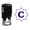 Violet, variant on Printtoo R-40 Alphabet C Monogram Octagon Celtic Swirl Frame Self Inking Rubber Stamp Office Stationary