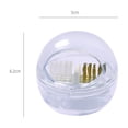 thumbnail image 4 of Tignapoo Detachable Nail Drill Bit Cleaner with Soft and Hard Brush Heads, Compact Cleaning Case, Green/Yellow/Rose Red/Transparent Options, 4 of 6