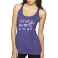 thumbnail image 1 of Wild Bobby The Way, The Truth & The Life Inspirational/Christian Women Tri-Blend Racerback Tank Top, Purple Rush, Medium, 1 of 5