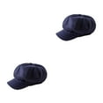 thumbnail image 4 of Minnieouse Gorras con visera Retro moda cálida boina de lana sombreros octogonales fácil de combinar diseño de visera a prueba de viento para fiesta Type3 NO3 Minnieouse CBP221413, 4 of 5