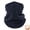 Z1-Navy, variant on Neck Gaiter, Autumn and Winter Fleece Elastic Warm Neck Cover Outdoor Cold Proof Women's Cover Head and Neck Cover Extended Lightweight for Motorcycle Snowboard Neck Warmer Coffee